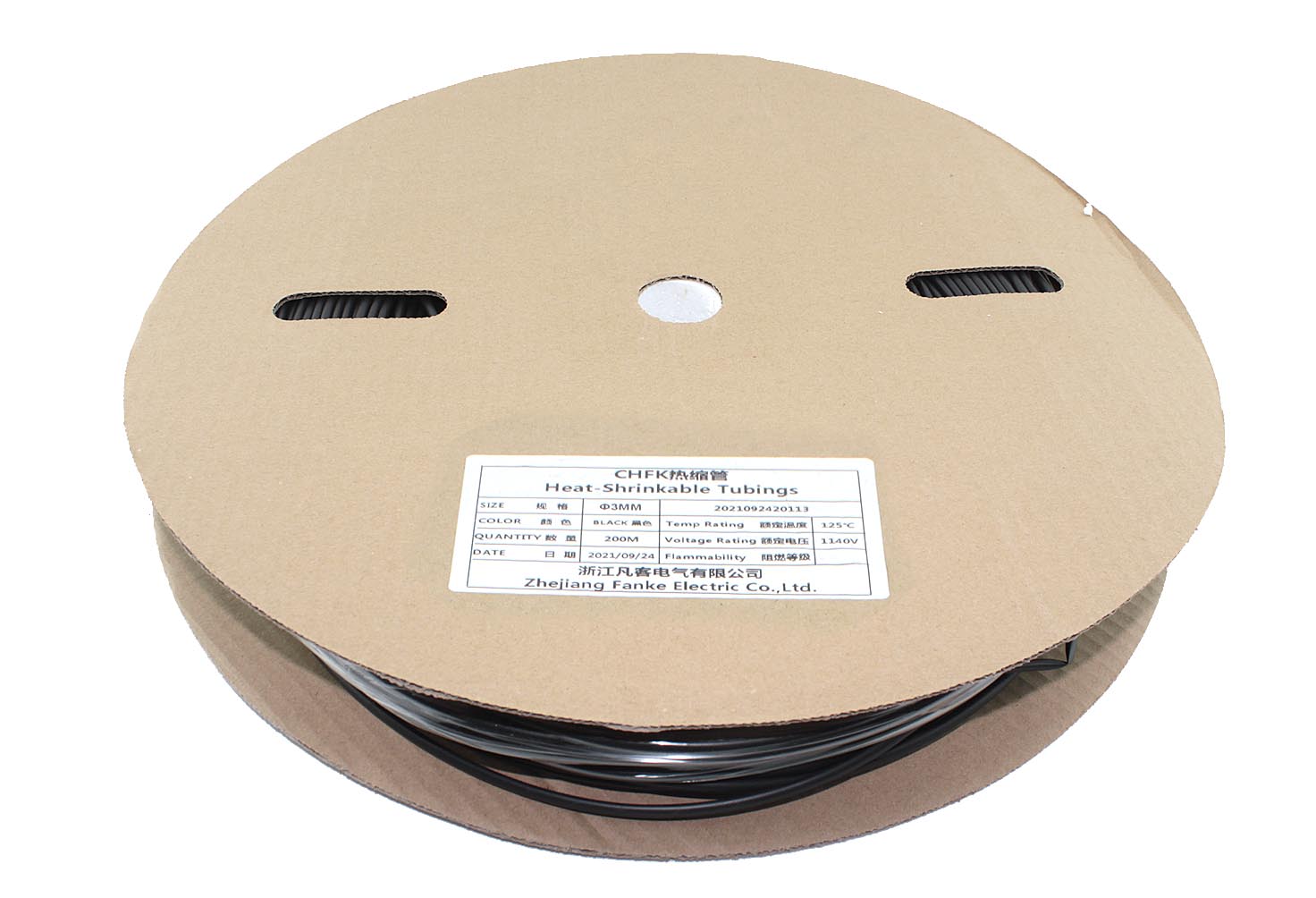 Термоусадка d 3мм длина 200м катушка