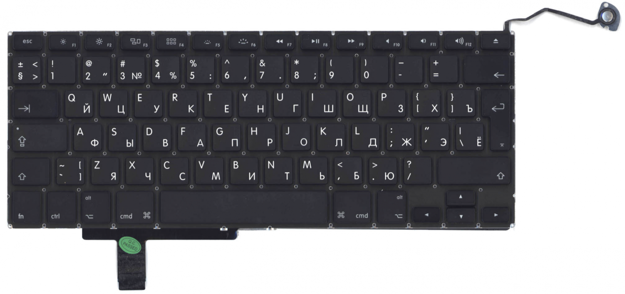 Клавиатура Macbook A1297, большой Enter