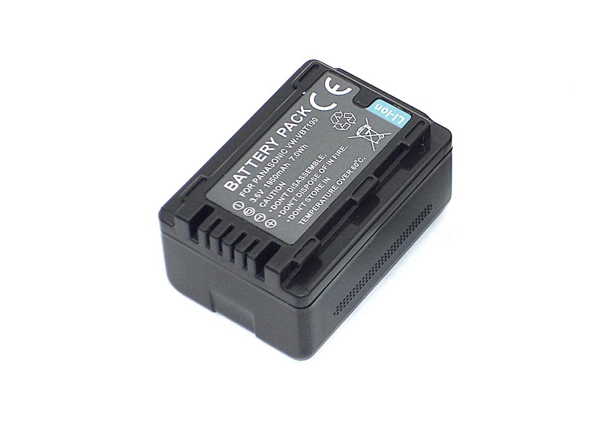 Аккумуляторная батарея для видеокамеры Panasonic HC-V110 (VW-VBT190) 3.6V 1940mAh
