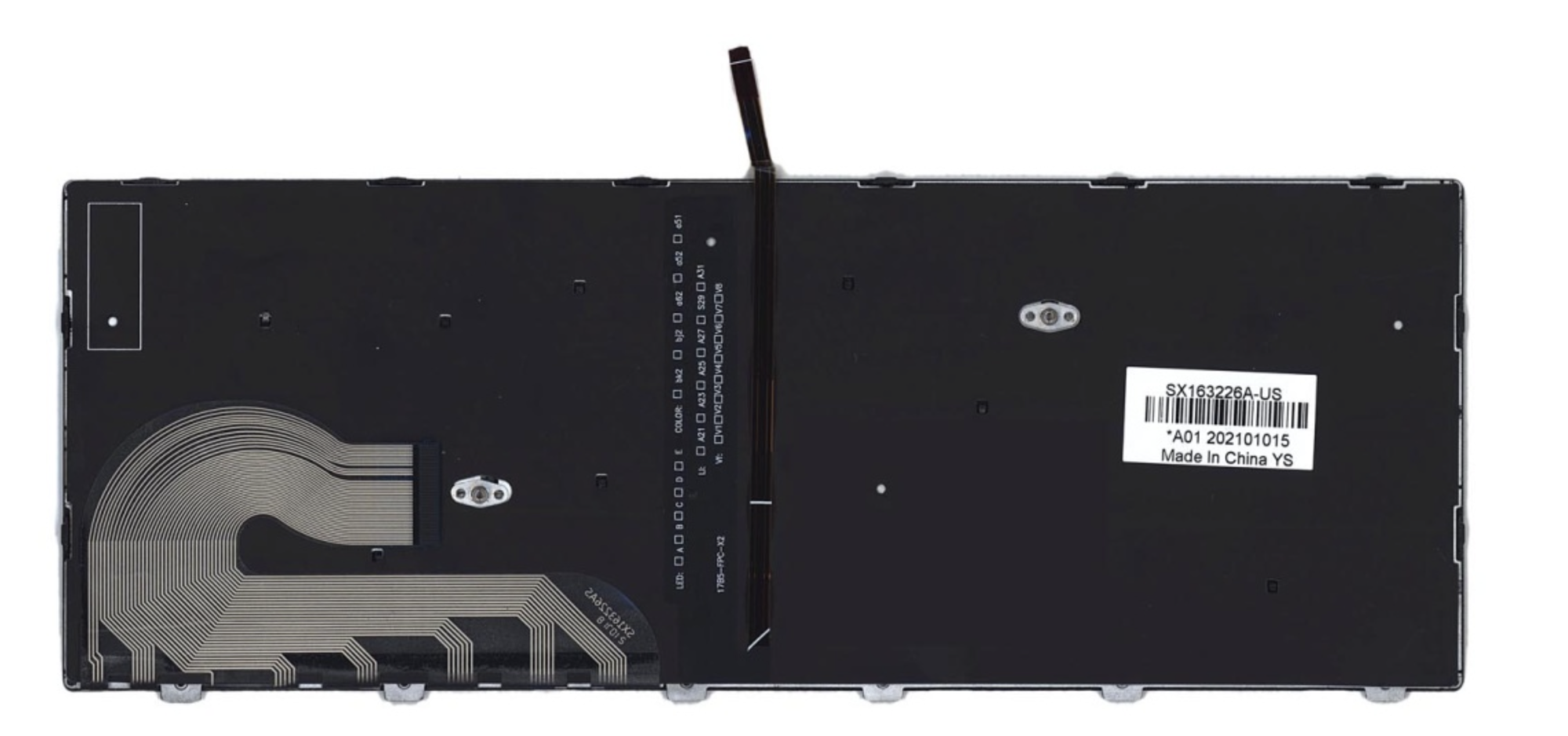 Клавиатура HP Elitebook 840 G5 с серебристой рамкой, подсветкой OEM