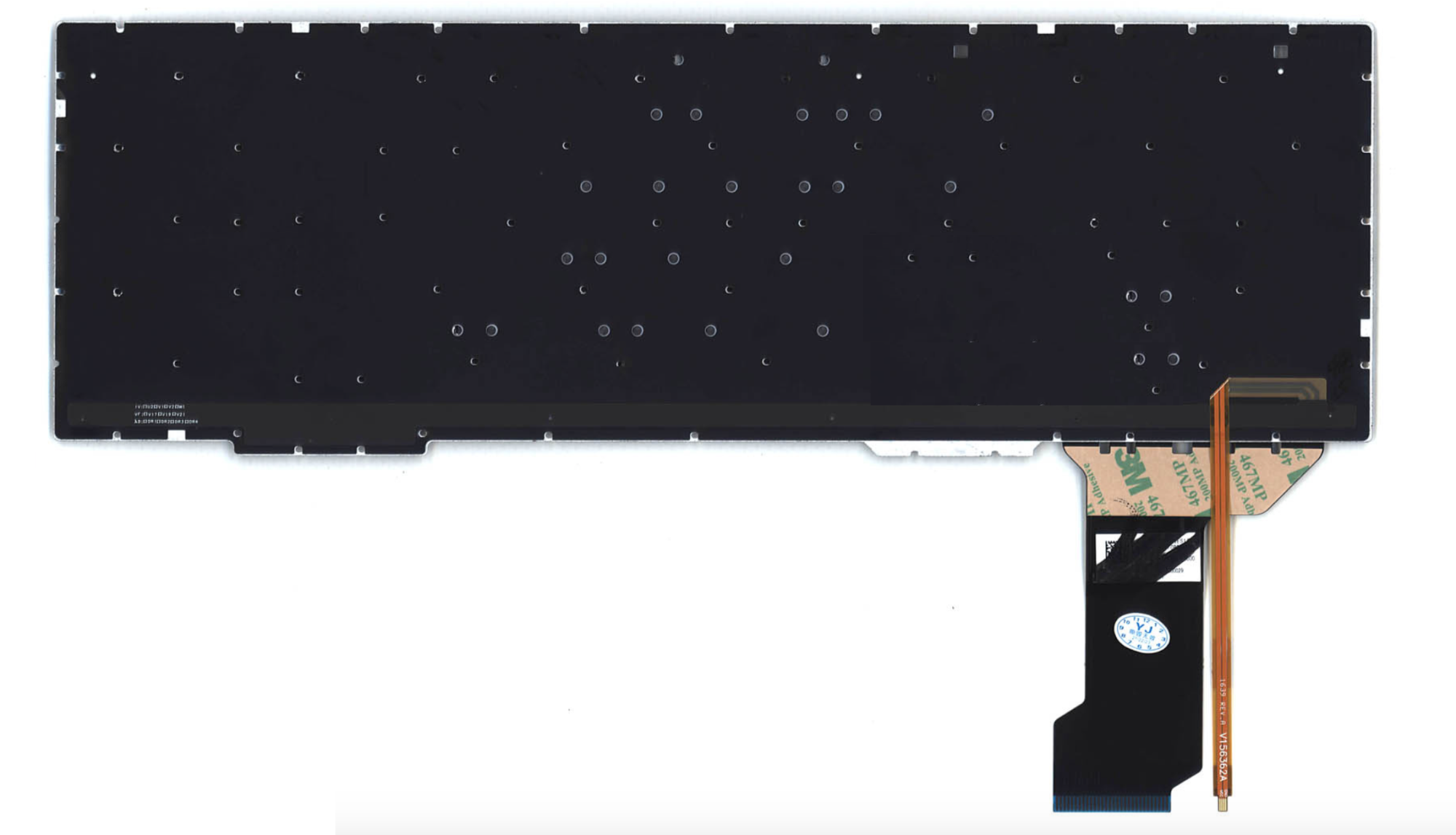 Клавиатура Asus ROG GL553VW-2D с красной подсветкой, узкий шлейф подсветки OEM