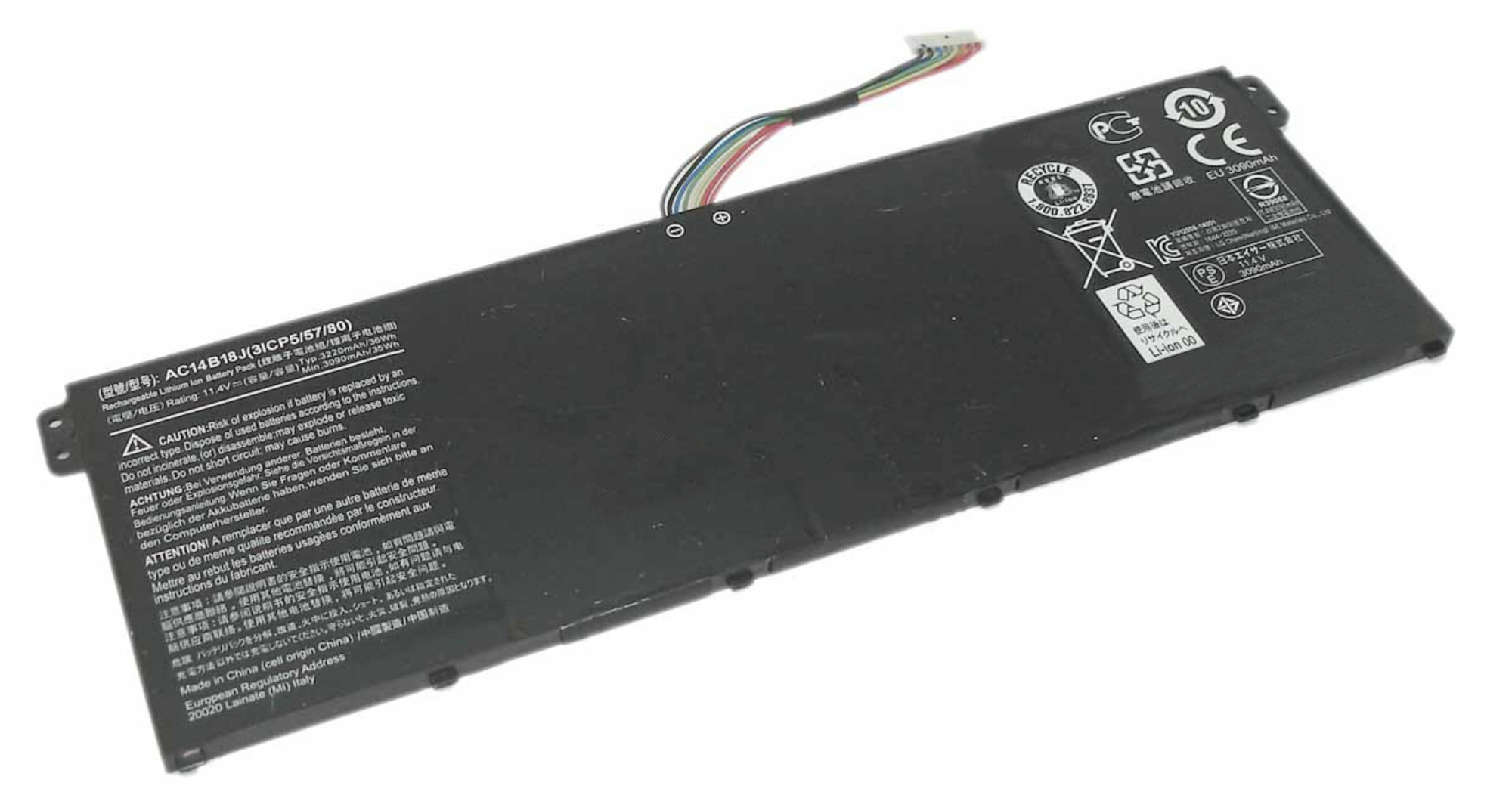 Аккумулятор Acer Aspire E3-111 11.4V, 3220mAh, Original
