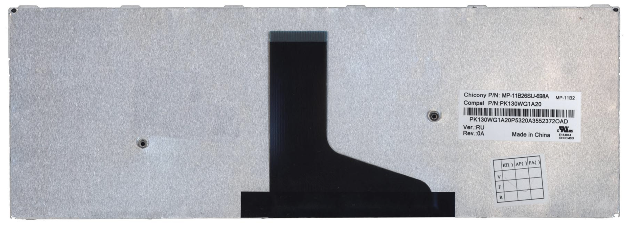 Клавиатура Toshiba Satellite C40-B OEM