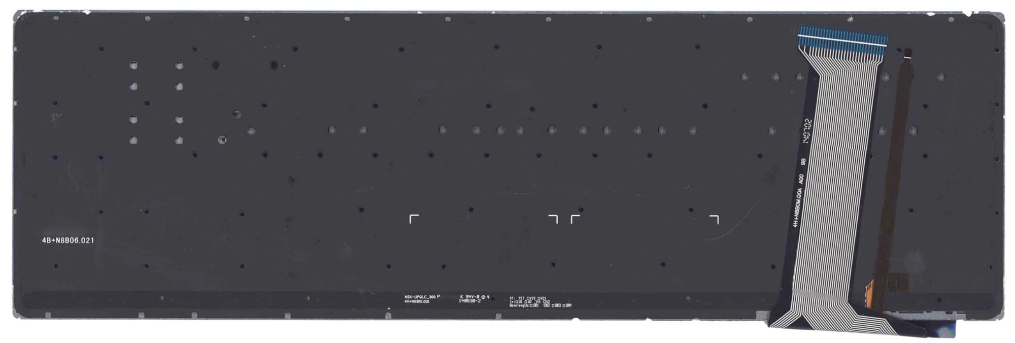 Клавиатура ASUS ROG GL752VW без рамки, с красной подсветкой, OEM