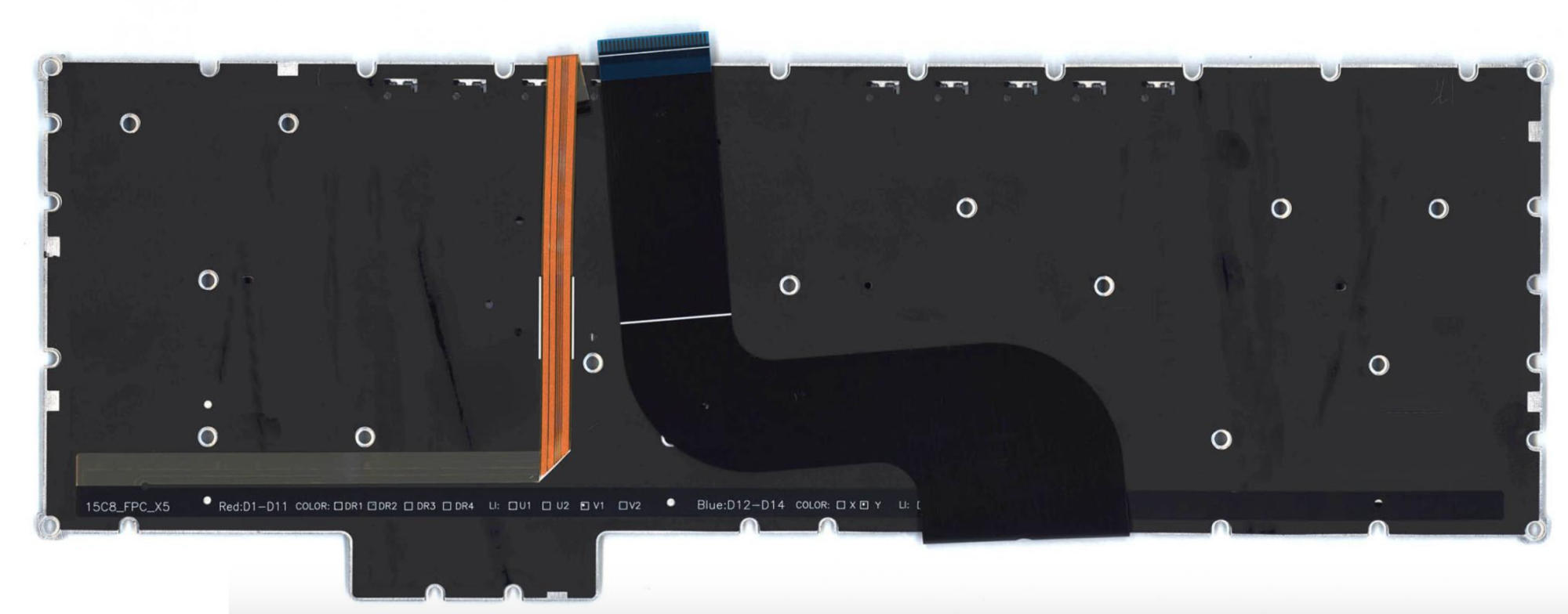 Клавиатура Acer Predator 15 G9-591 с подсветкой, OEM