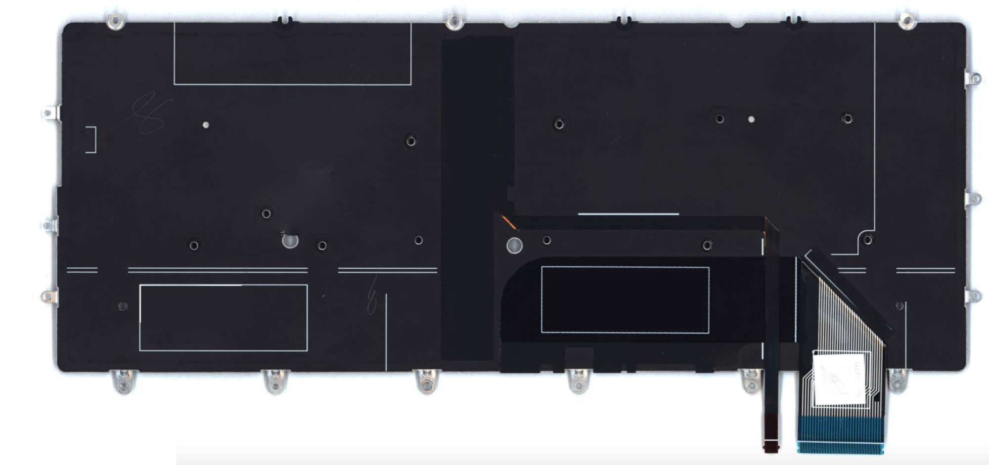 Клавиатура DELL XPS 13, 9380-3984 с подсветкой, OEM