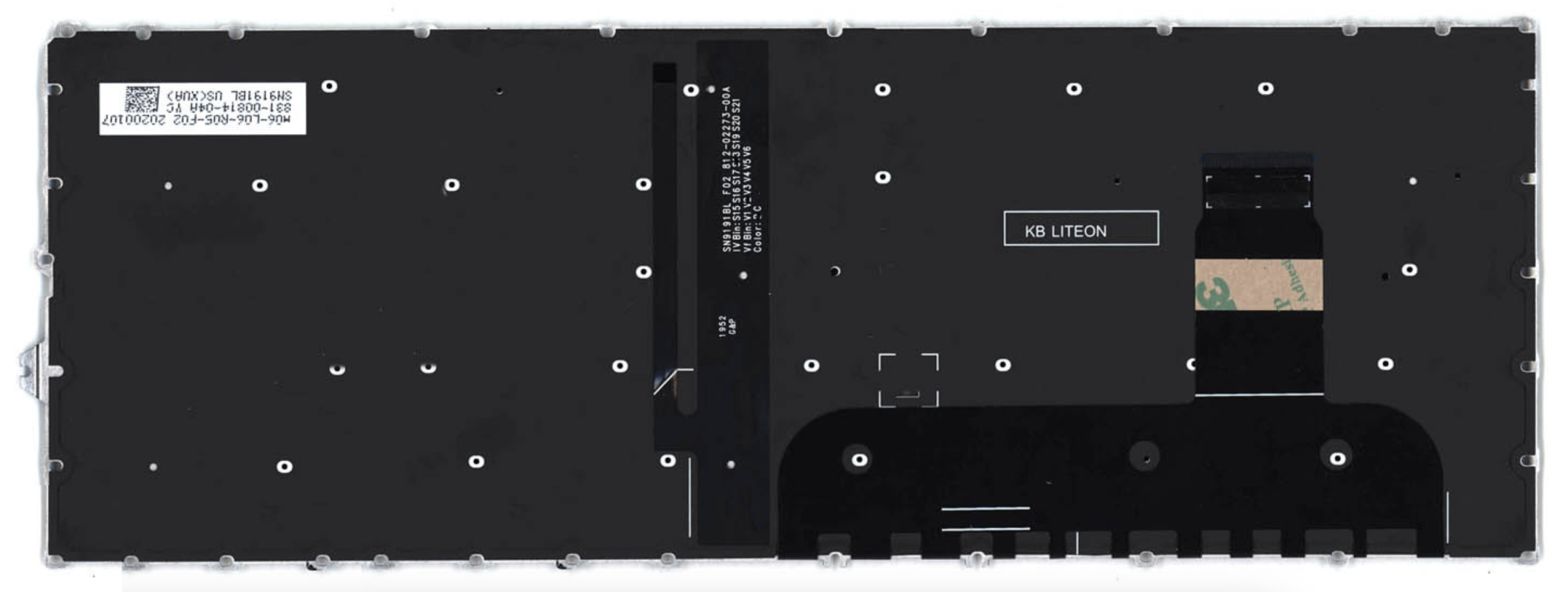 Клавиатура HP Elitebook 745 G7 с подсветкой, без указателя OEM