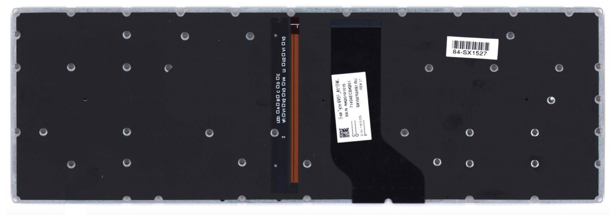 Клавиатура Acer Aspire VN7-593G-73KV с красной подсветкой, OEM