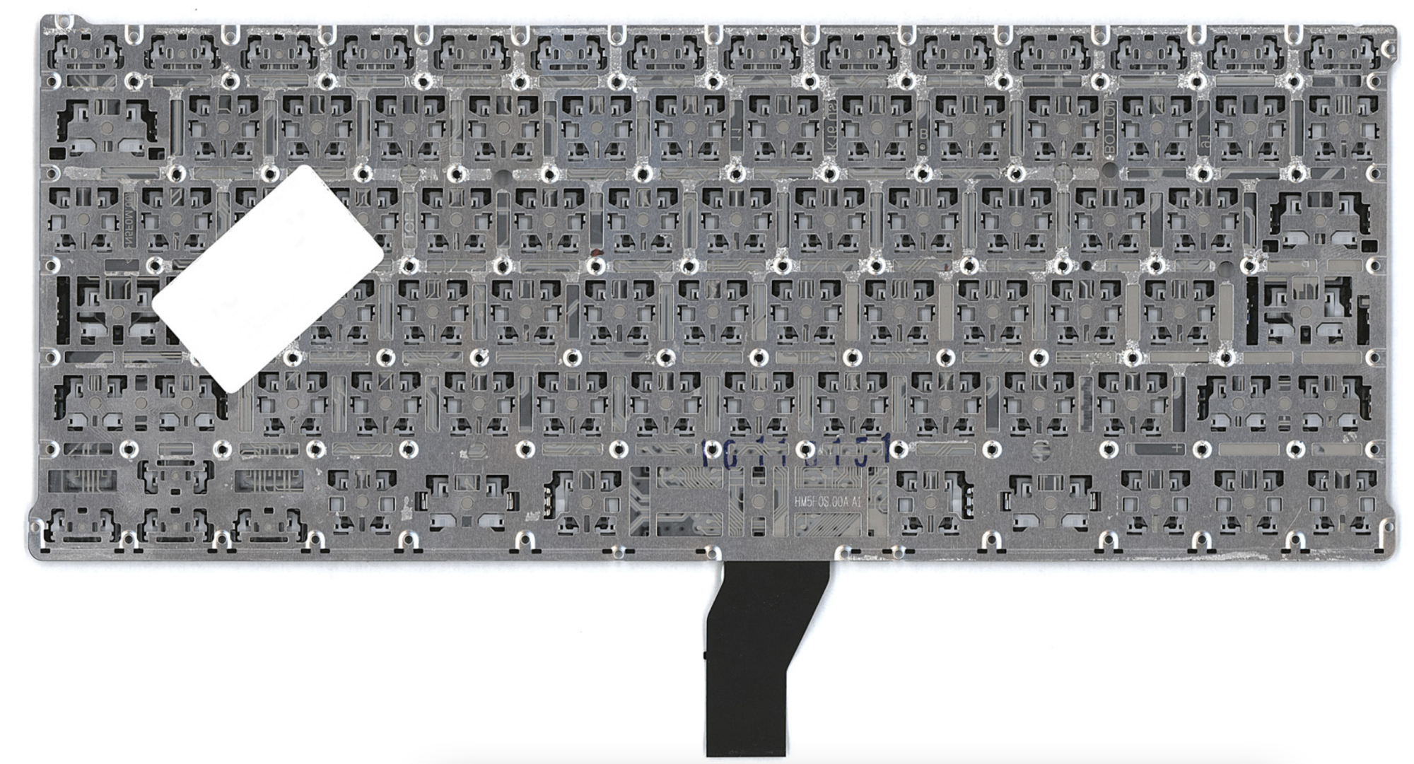 Клавиатура Apple MacBook Air 13.3" конец 2010 A1369 (MC503LL/A) плоский Enter, без подсветки, OEM