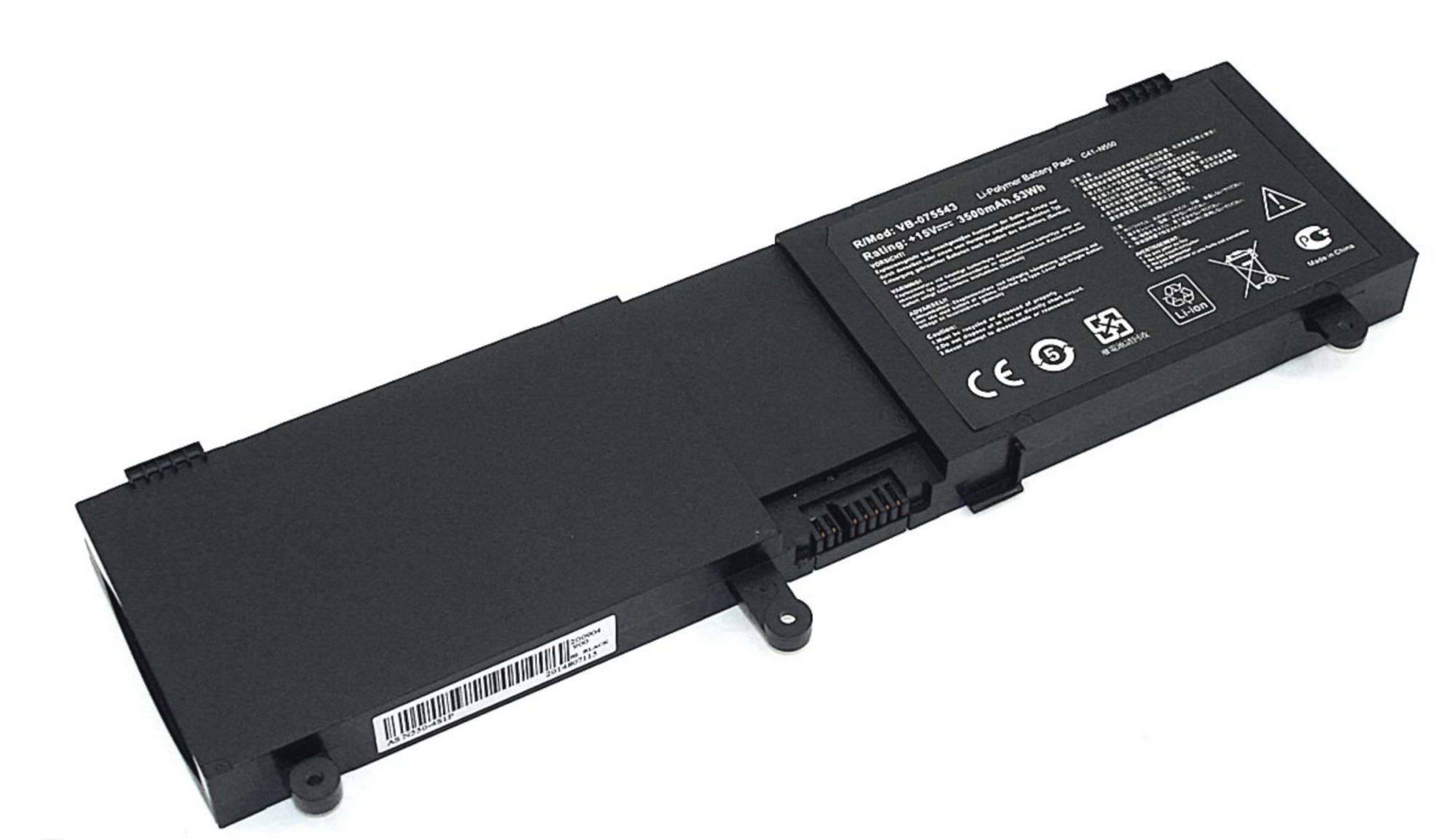 Аккумулятор ASUS N550JK 15V, 3500mAh, OEM