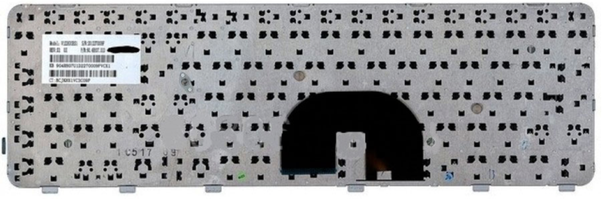 Клавиатура HP Pavilion dv6-6c33sr серебристая, OEM