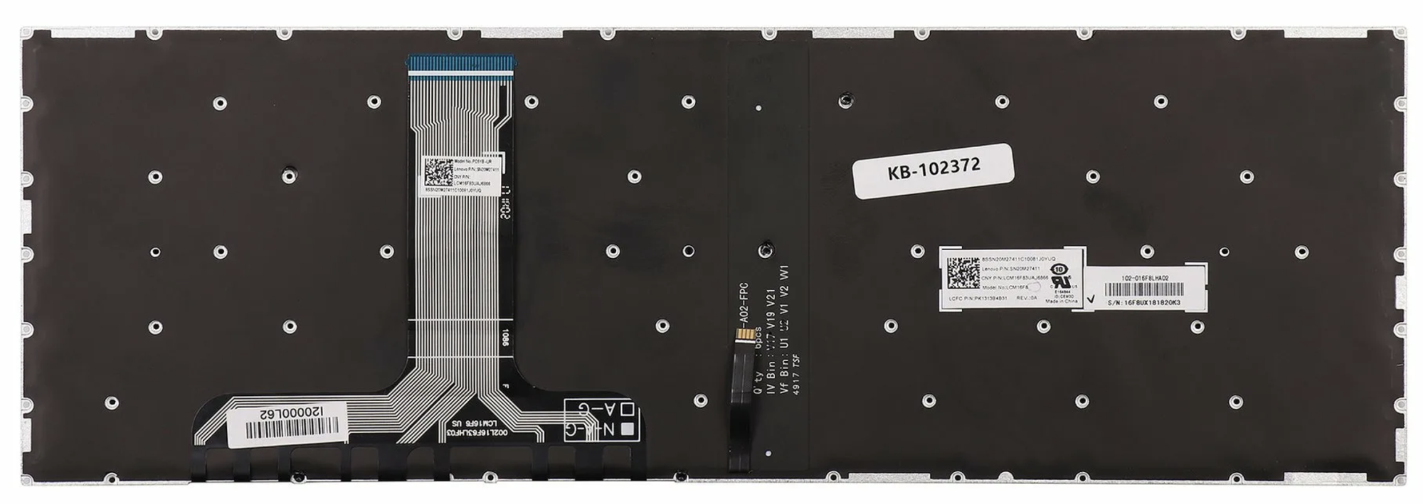 Клавиатура Lenovo Legion Y520 без рамки, с красной подсветкой, OEM