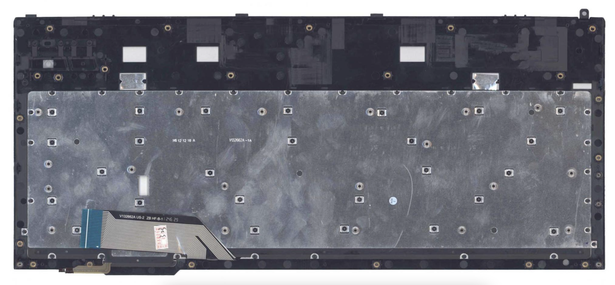 Клавиатура ASUS ROG G55 с рамкой, с подсветкой, OEM