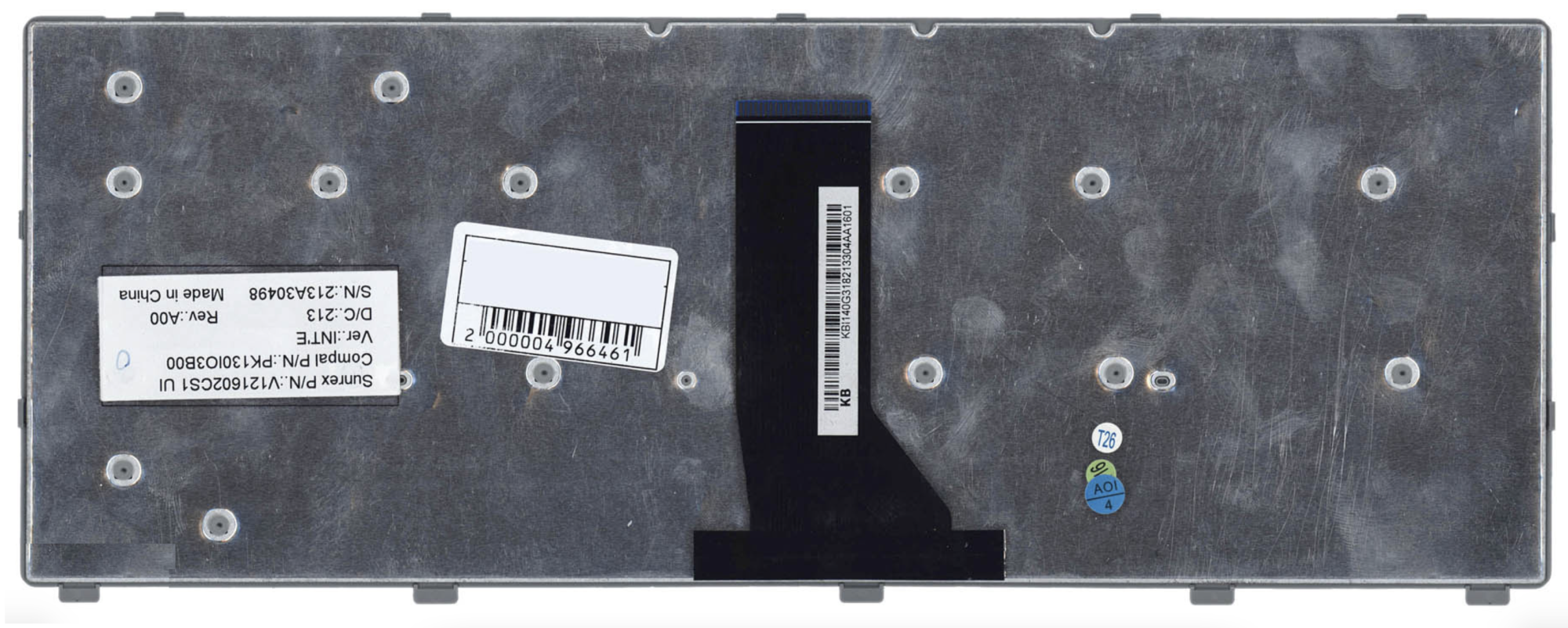 Клавиатура Acer Aspire E1-432G серебристая, OEM