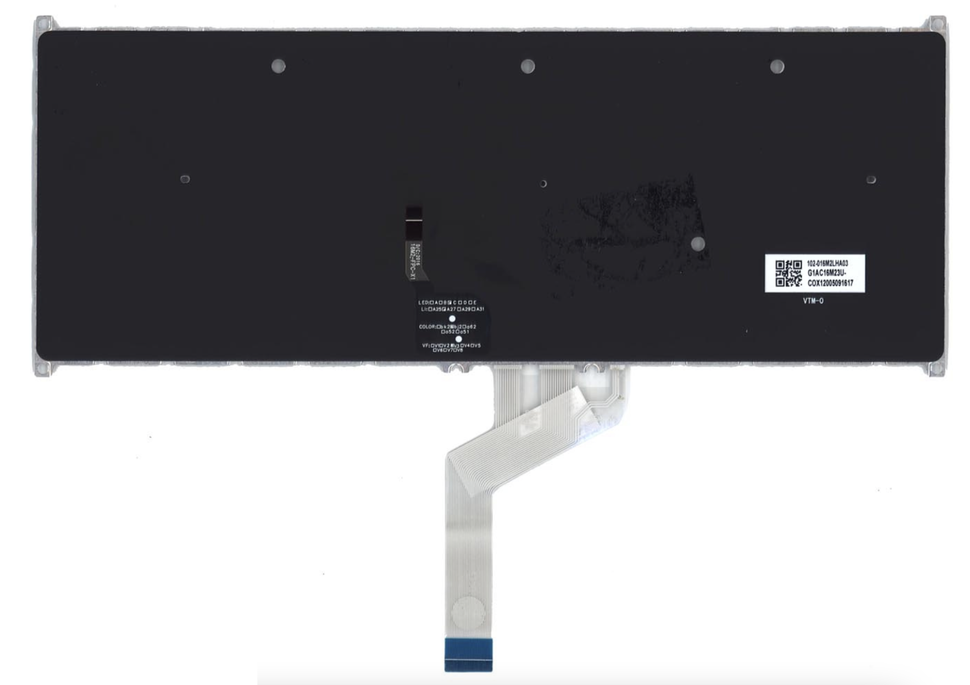 Клавиатура Acer Swift 5 SF514-51 серебристая, с подсветкой, OEM